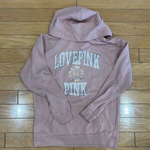 Pink Hoodie with Love Pink Logo